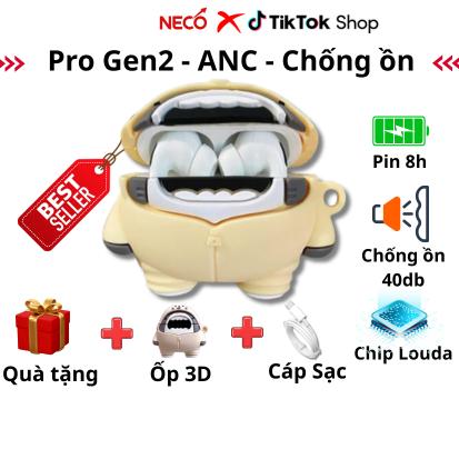  Tai Nghe Bluetooth AP ProGen 2 ANC Chống Ồn Pin 8H TẶNG ỐP 4D Vuốt Tăng Giảm Âm Lượng Đối tên định vị tự động kết nối Bảo Hành 6 Tháng lỗi đổi mới Nhét Tai Nghe Nhạc Earphone pro2 anc tai nghe pro gen tai nghe airpods pro 2 bluetooth hổ vằn 