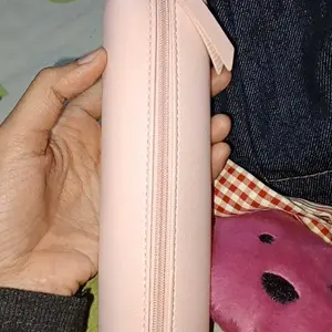 BETA Tempat Pensil Tas Kosmetik Kulit Lembut Tekstur Leci Minimalis Premium Gaya Korea Unisex Cocok Untuk Sekolah Dan Kerja DX-H75