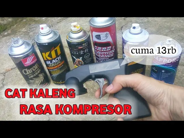 Alat Bantu Cat Semprot Spray Gun Adaptor / Adapter Handle Cat Pilok / Pilox Aerosol