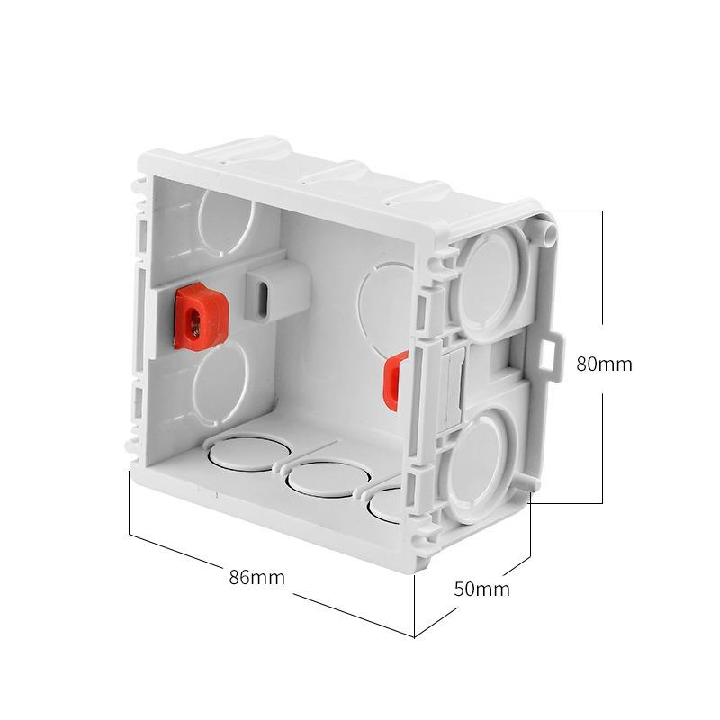 Universal 5-Pin EU UK US Wall Socket with 18W Type-C USB Fast Charging and White Glass Panel – Multi-Device Outlet for Home and Office
