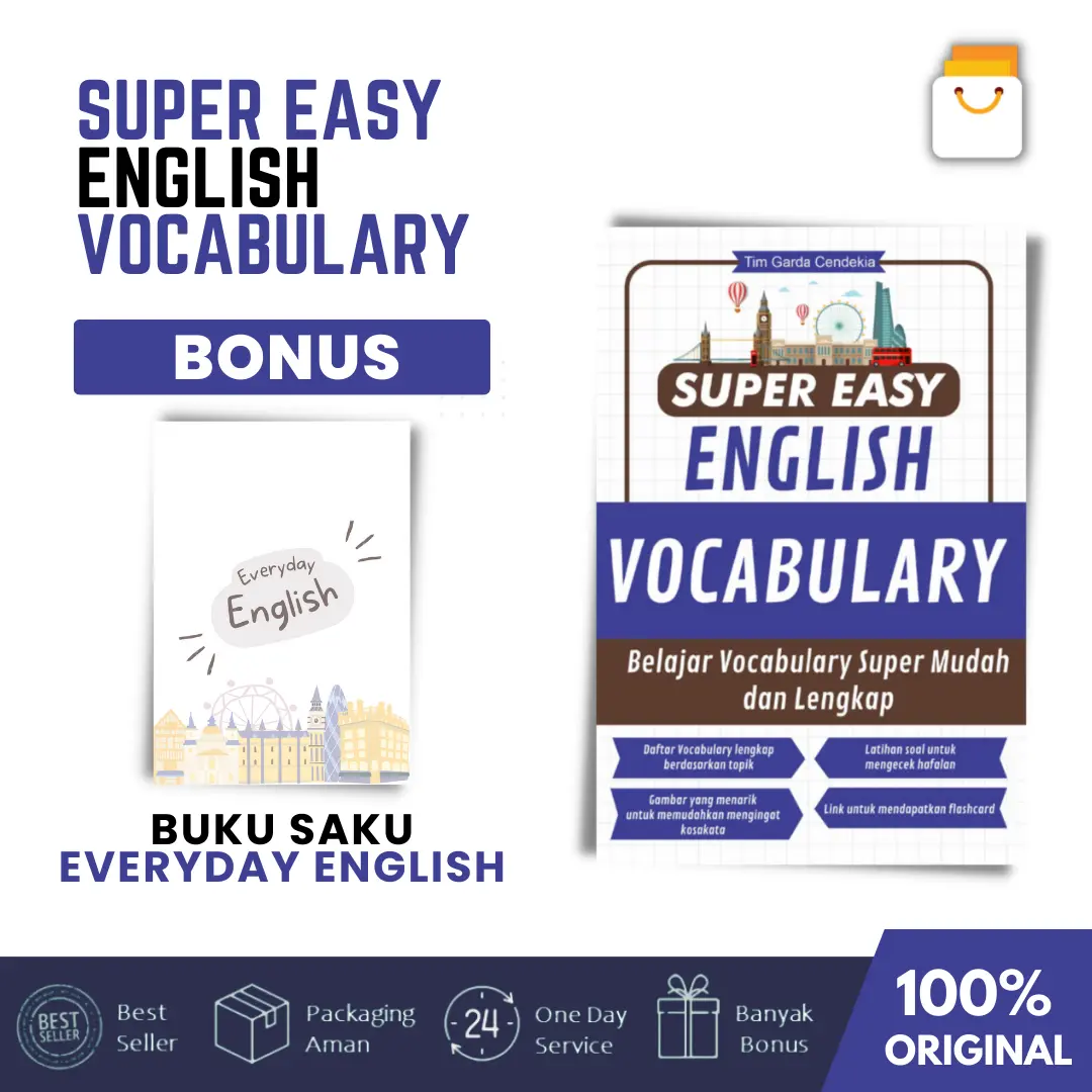 Buku Super Easy English Vocabulary - Garda Cendekia