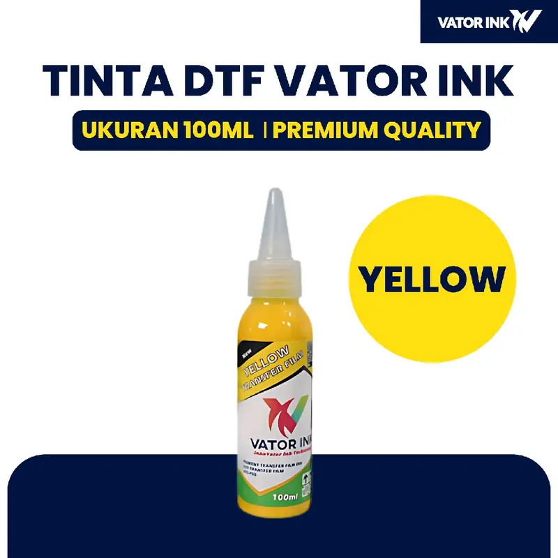 TINTA DTF VATOR INK 100ml Premium Quality Sablon DTF Hasil Pekat Cerah 1