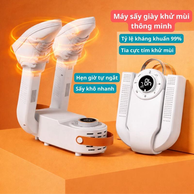 Máy Sấy Giày Đa Năng Khử Mùi Khí Nóng Sấy Khô Nhanh Gấp Gọn Thu Gọn. Máy Sấy Giày Dép Thông Minh