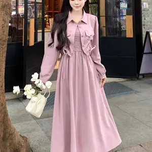 Oneset 2in1 Blazer crop dan dres setali 2356 / 2369