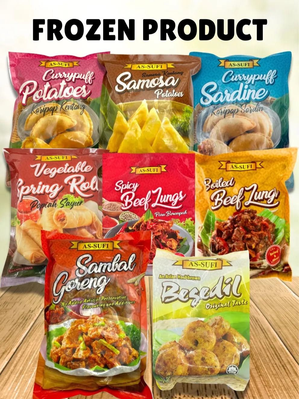 AS-SUFI SNACKS FROZEN PRODUCT