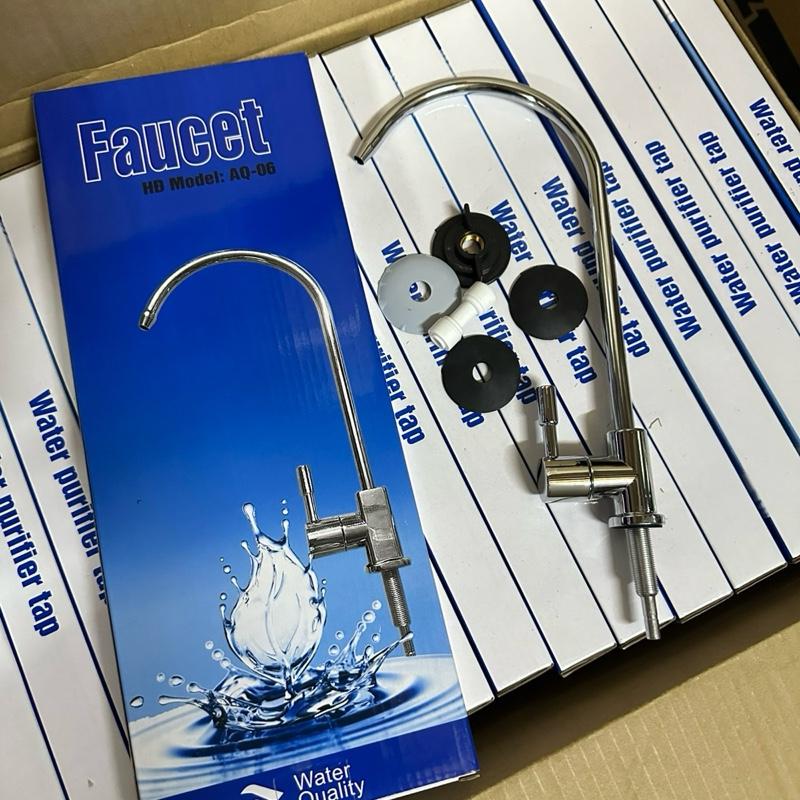 ￼Vòi máy lọc nước inox không gỉ, xoay 360 độ tiện lợi