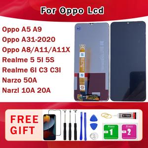 FOR OPPO A5-2020/A9-2020/A31-2020/A8/A11/A11X/Realme 5/5i/5S/6i /C3/C3i/Narzo 50A/Narzl 10A/Narzl 20A LCD Display Screen assembly replacement
