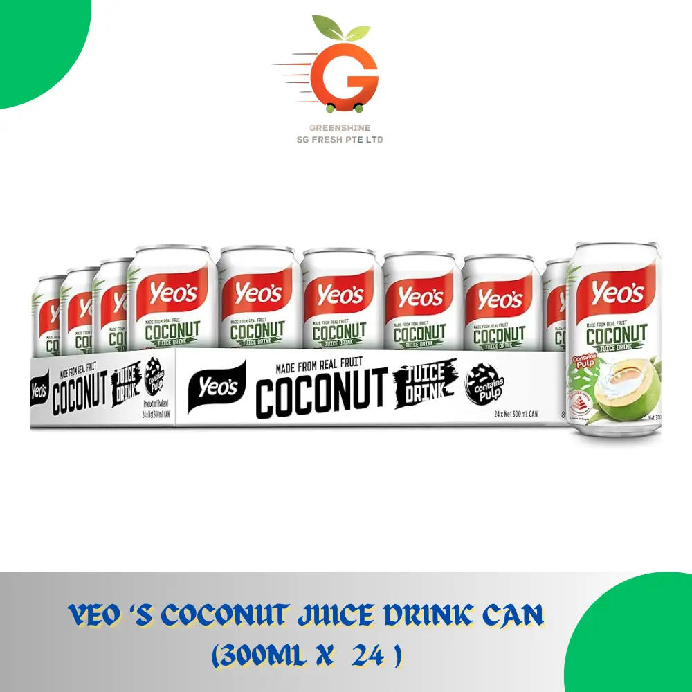 Yeo's coconut juice drink can (300ml x 24 )