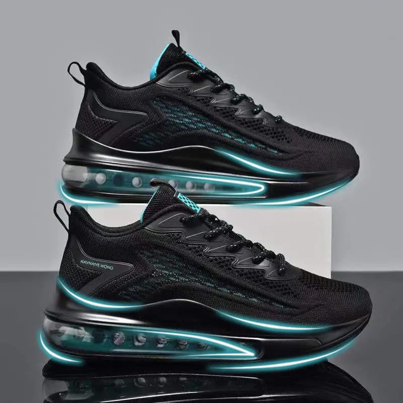 Giày Nam, Giày Chạy Bộ Có Đệm, Hàng Mới Về Mùa Lò Xo 2025, Chất Liệu Flyknit Hợp Xu hướng Đế Mềm Thoáng Khí, Giày Thể Thao Nam Thường Ngày Bán Chạy, Giày Thể Thao Trực Tuyến Bán Chạy Nhất, Thích Hợp Để Chạy Bộ, Tập Gym, Chống Trượt, Giày Chạy Bộ