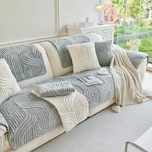 Karpet sofa halus Cover sofa panjang degan anti slip karpet multifungsi anti licin