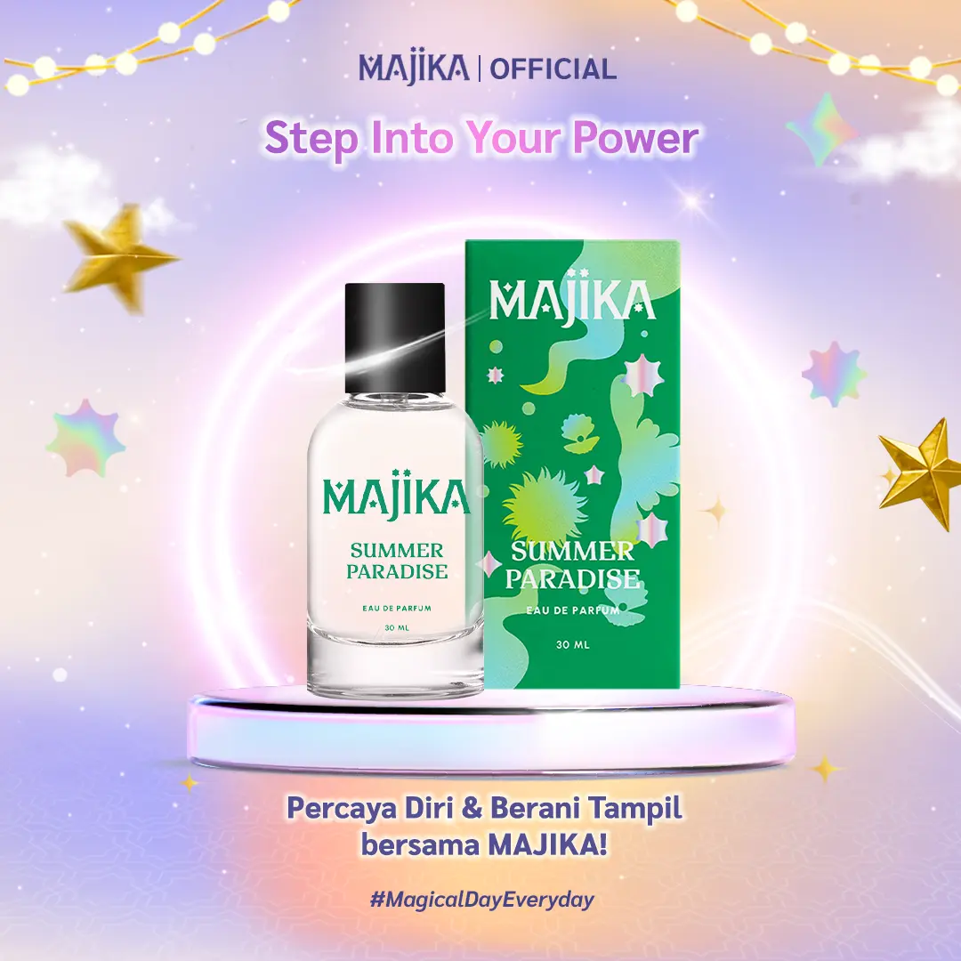 MAJIKA Summer Paradise Eau de Parfum | 30 ML | Parfum Unisex Tahan lama