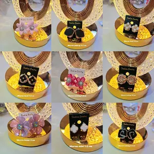 anting klip jepit hijab terbaru Earrings