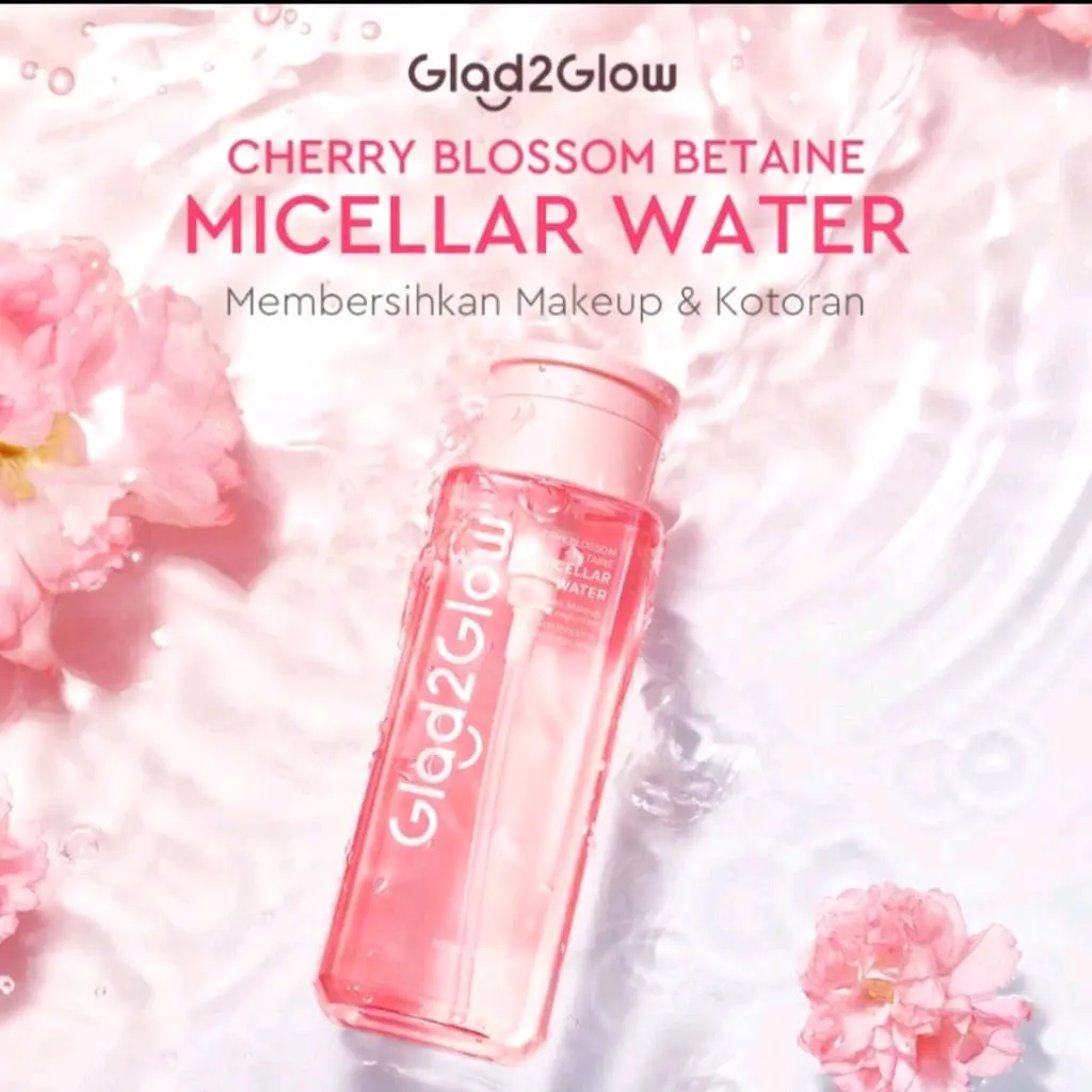 GLAD2GLOW MICELLAR WATER 300ML PENTHENOL CEERY BLOS BLOSSOM