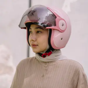 Helm Bogo Dewasa Helm Kaca Pilot KIng8 Sni Kaca Motorcycle