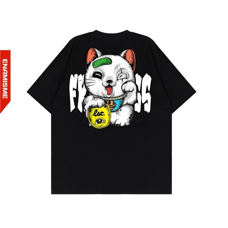 Kaos Lengan Pendek Ilustrasi Bahan Cotton 24s Lembut Adem Dan Menyerap Keringat Santai