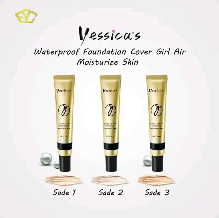 FIRA BEAUTY SHOP - Yessica Waterproof Foundation Cover Girl Air Moisturize skin 30gr 0