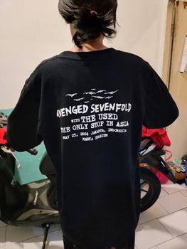 Product Review of Kaos Avenged Sevenfold The Only Stop In Asia Konser Distro Combed Pria Wanita Lembut Nyaman from k**n c**a 1