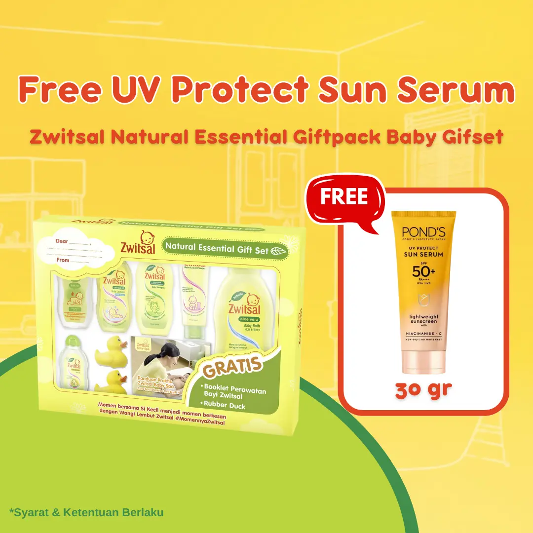 [Buy 2 Get 1] Zwitsal Essential Baby Gift Set FREE UV Protect Sun Serum 30g