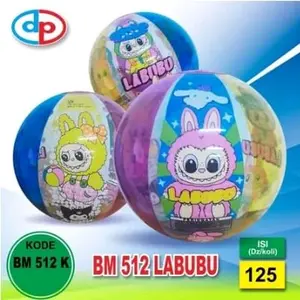 Mainan tiup BOLA BMK LABUBU 512 - MAINAN TIUP BOLA 512