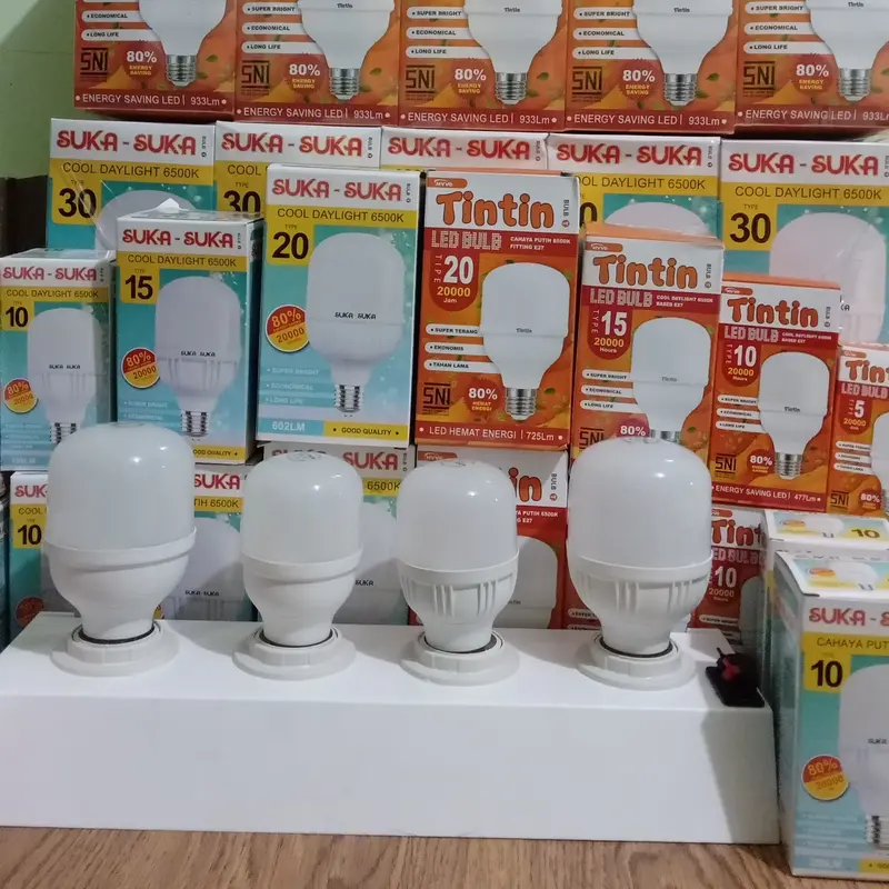 Bohlam Lampu LED Sukasuka 10 Watt Hemat Energi lampu  led bulb 4