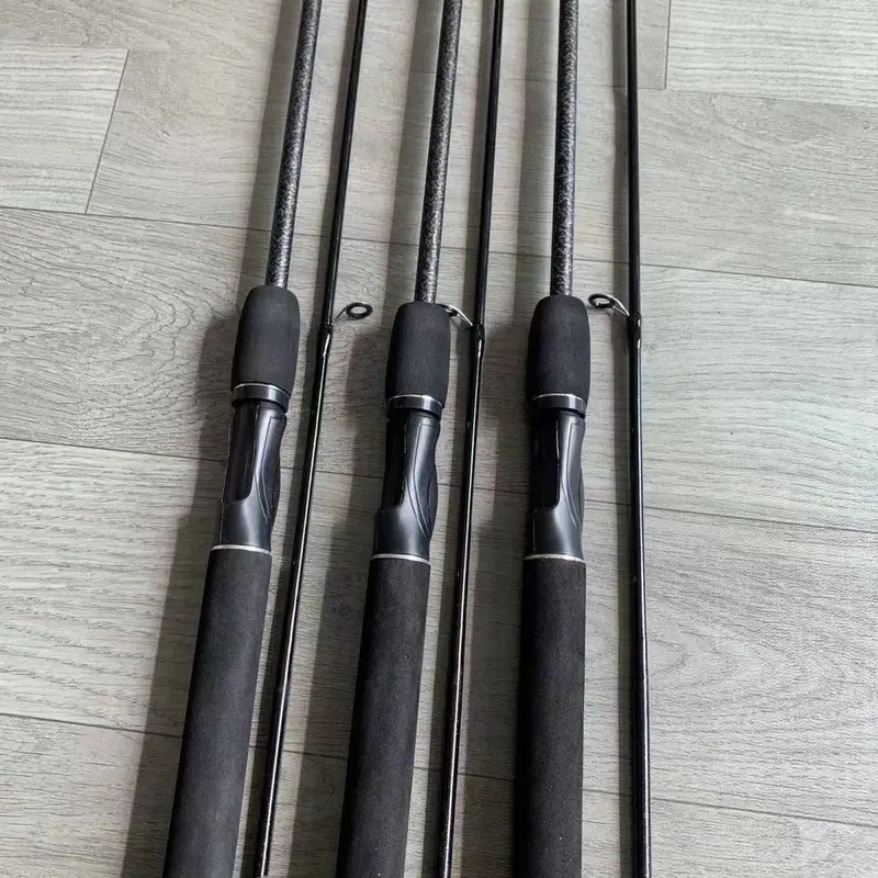 Spining Fishing Set 1.65m/1.8m/2.1m  joran pancing ML Spinning Fishing Rod 2 Sections and CB240 reel pancing set Pancing Rem Belakang Carp Wheel Untuk Air Tawar Dan Air Laut Memancing Gulungan Pancing  Fishing Wheel Fishing Gear 4