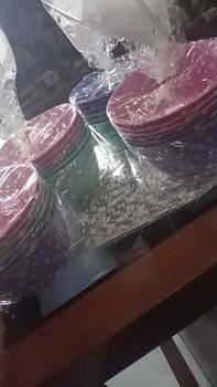 Product Review of (12 PCS) MANGKOK ESTETIK / MANGKOK PLASTIK MURAH / MANGKOK AESTHETIC / MANGKUK SET / UNGU / HIJAU / PINK from I**s 0