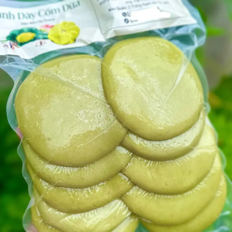 Bánh Dày Cốm Dừa Khô Hà Giang