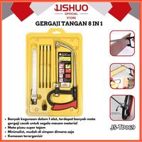 Gambar [COD] Gergaji Tangan 8 in 1 Handsaw Set Gergaji Multifungsi untuk Kerajinan Kayu TD-069 - JS-TD069 dari jishuo Kab. Tangerang 1 Tokopedia