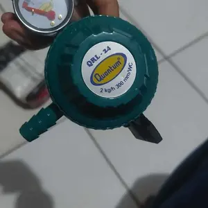 Regulator Quantum QRL-24 dengan Meter Indicator, Tekanan Rendah, Anti Bocor