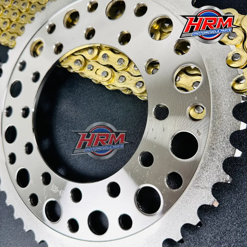 GEAR SET GIR SET RACING NINJA 250 SL MONO NINJA 250 FI 45T SILVER GOLD Motor Motorcycle 3