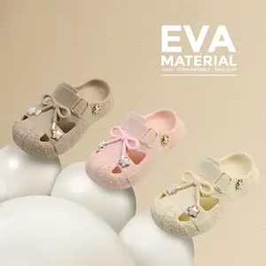 Sandal Sepatu Anak Perempuan Sandal Slop Jibbitz Pita Lucu Sandal Daily Anak Sandal Kodok Anak Cewek Ringan Anti Slip Ukuran 24-35 8929K-A 8929T-A