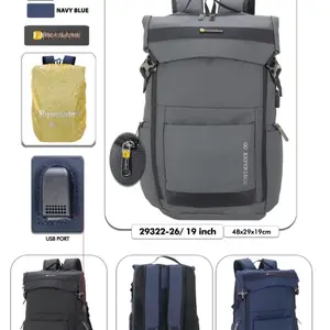[ PROMO PRESIDENT ] RANSEL PRESIDENT USB 29322-26 / 19 INCH / TAS LAPTOP PRESIDENT ORIGINAL 100% / BACKPACK PRESIDENT / TAS RANSEL PRIA / TAS SEKOLAH ANAK / TAS KANTOR LAPTOP