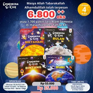 [Isi 4 Buku] 4 BUKU ENSIKLOPEDIA SI KECIL SERI ALAM SEMESTA / ENSIKLOPEDIA SEMESTA