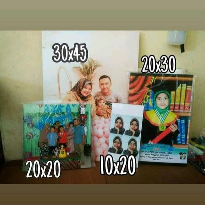 CETAK FOTO MDF 30X45 TEBAL 9mm / FOTOBLOK / PHOTOBLOK / BINGKAI MDF / FOTO COSTUM Gantungan 2