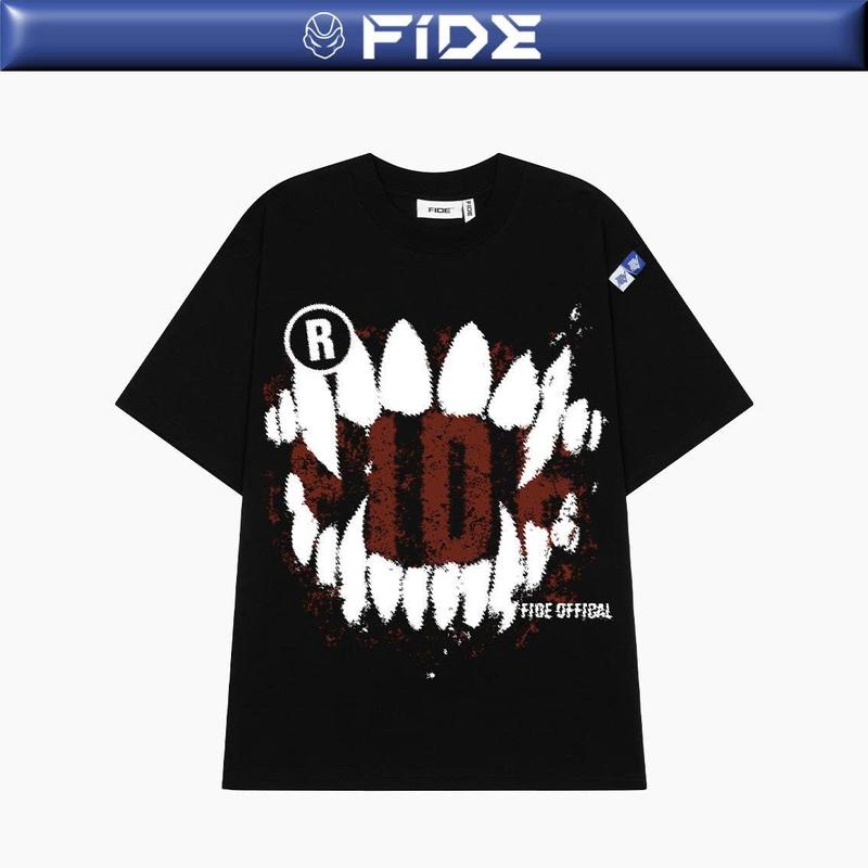  Áo thun FIDE phong cách HipHop unisex form rộng nam nữ local brand cổ tròn oversize- AT218 