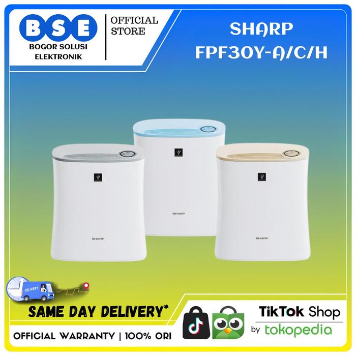 Gambar AIR PURIFIER SHARP FPF30Y-A/C/H 21 m² | SHARP AIR PURIFIER FP-F30Y dari Bogor Solusi Elektronik Kab. Bogor Tokopedia
