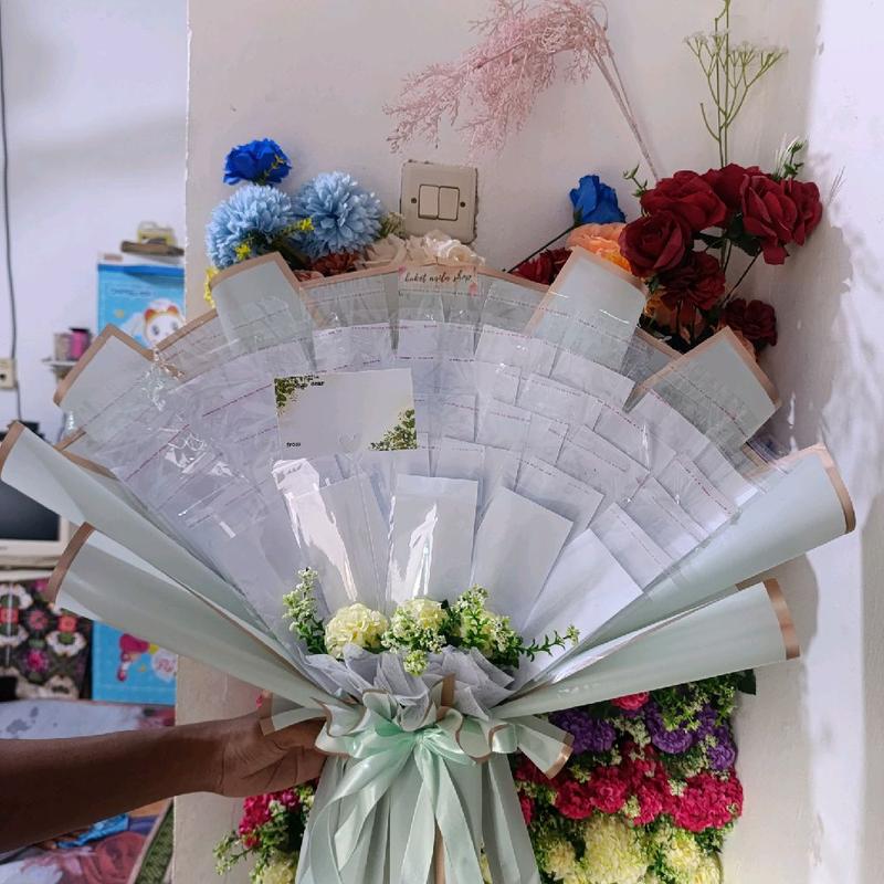 buket kosongan 35,40,45,50 lembar / buket kosongan 2