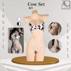 KOIMONO Cow Set - Lingerie Kostum Bikini Tema Sapi Baju Tidur Wanita