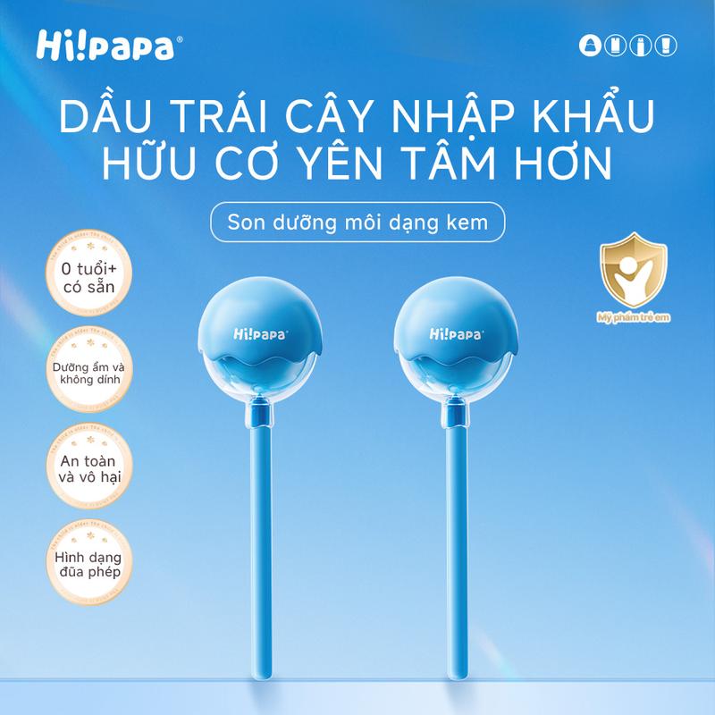 Hi!papa Son Dưỡng Môi Cho Bé Dưỡng Ẩm, Phòng Ngừa Khô Môi Nứt Nẻ,An Toàn Cho Mẹ Và Bé 3,5g 3