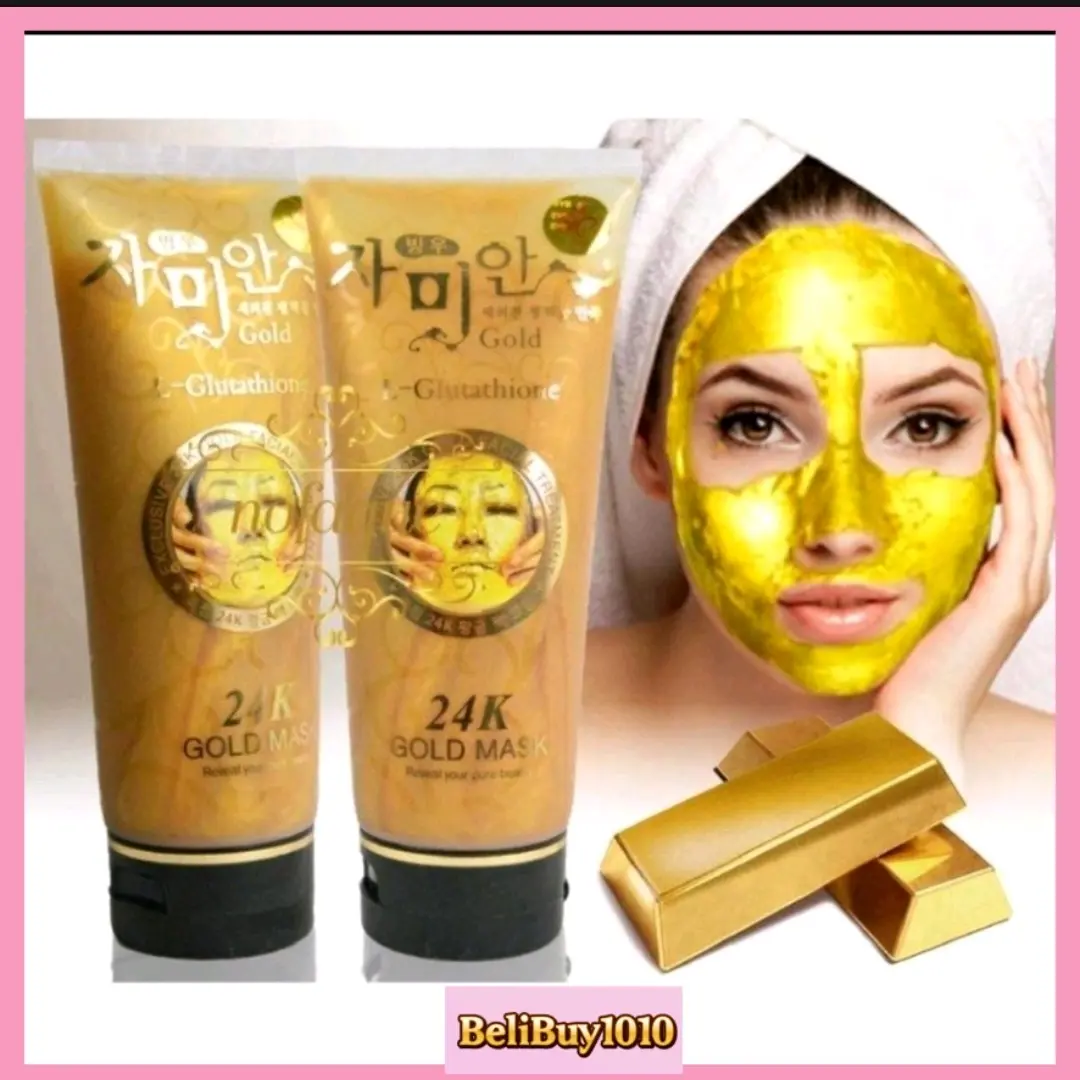 24k gold mask l glutathione L-GLUTATHIONE 24k Gold Mask All Skin Types Skincare