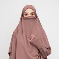 Gambar TUBITA - Khimar Saba Mecca French Khimar Hijab Panjang Wanita Cadar Instant - broken white dari Tubita Official_NEW Kota Bandung 5 Tokopedia
