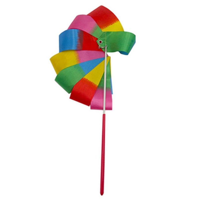 Product Introduction of 2M 4M Colorful Dance Ribbon Gym Rhythmic Art Gymnastic Streamer Gymrama Ribbo Stick Rod X3Z0 25
