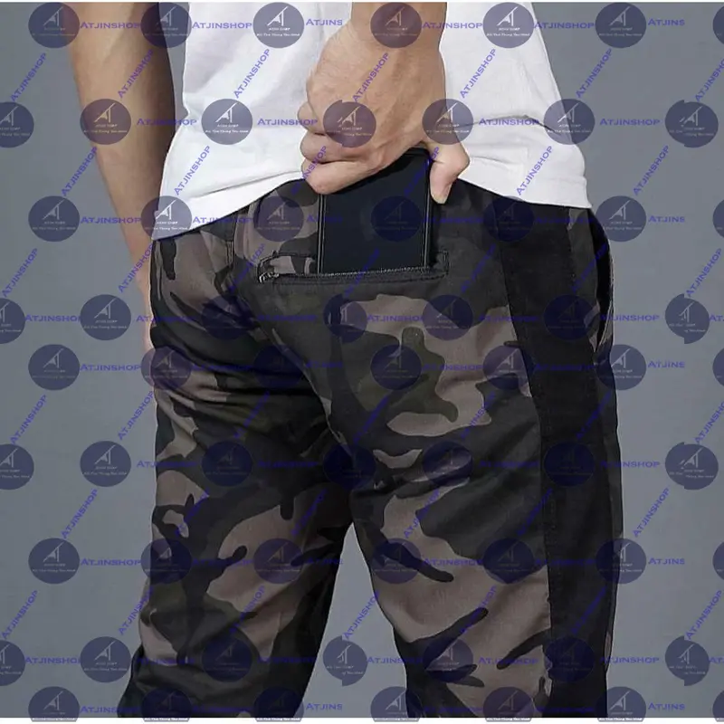Atjin- Celana Joger Loreng Pria Dewasa Termurah Model Terbaru Tactical Army Commando Katun 2