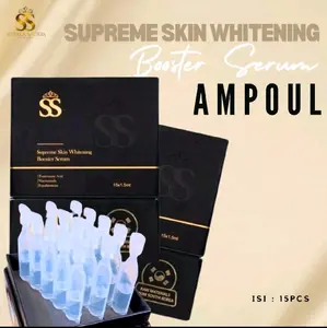 SSSKIN Supreme Skin Whitening Booster Serum, Ampoul Serum Whitening Mencerahkan Wajah Perawatan
