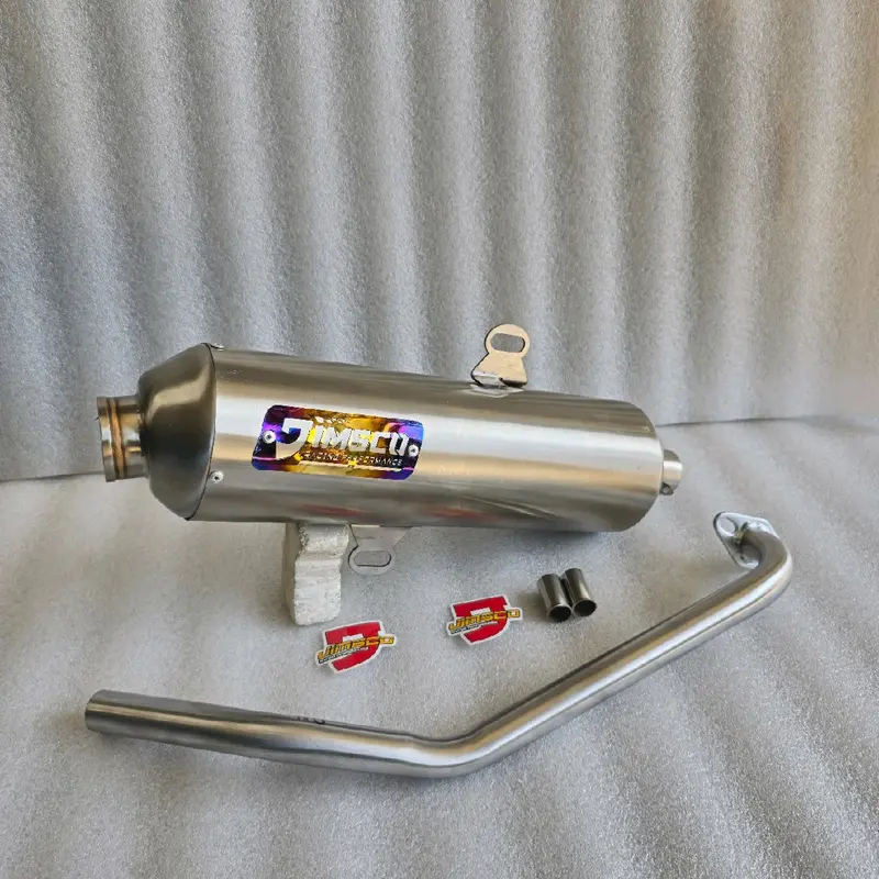 Knalpot Standar Racing JIMSCO Original Pipa 26-28mm Nmax Aerox PXC Vario Beat Mio X ride Lexi Genio copy cms Motor Mesin Motorcycle Pangkon Tabung 1