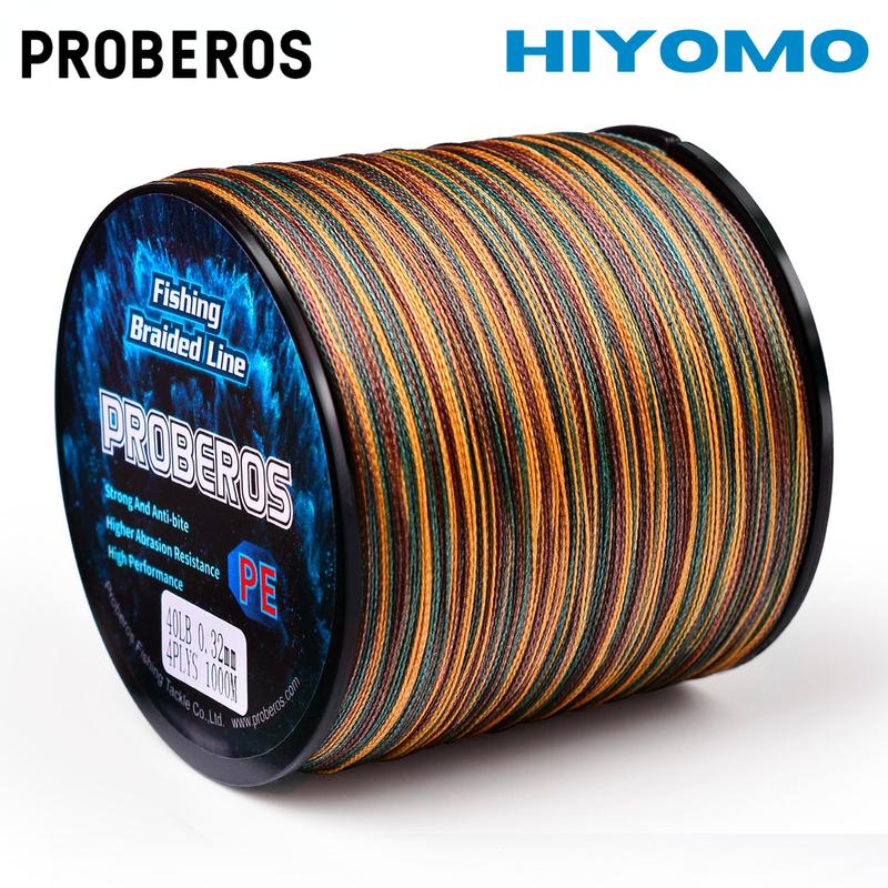 PROBEROS-Dây Câu Siêu Pe X4 Dây Bện 300M 500M Phụ Kiện Câu Cá Biển Dây Đúc Nước Mặn Dây Chính 10LB 20LB 30LB 40LB 50LB 60LB 80LB 100LB