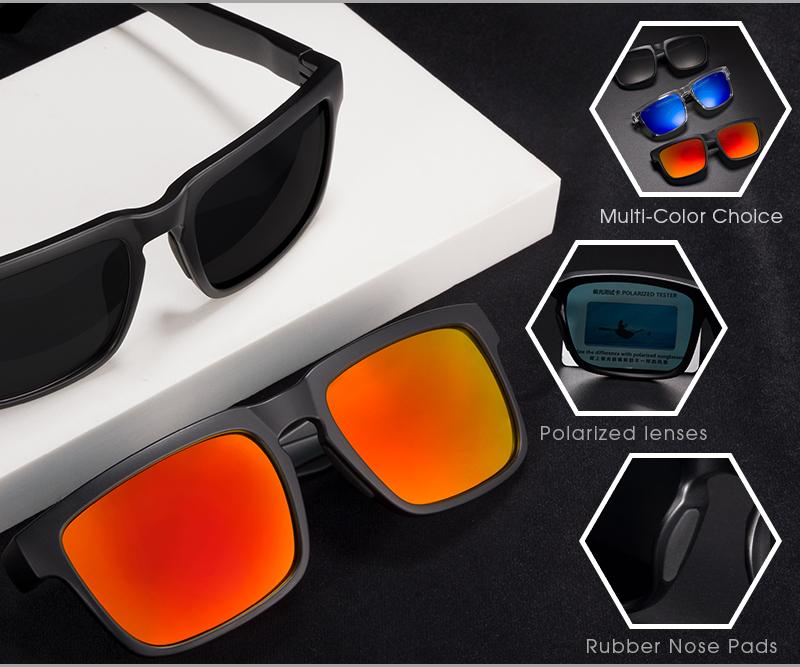 Product Introduction of SCVCN Polarized Sunglasses Men Women Sunglasses UV400 Outdoor Sports Driving Fishing Running Motorcycle Hiking Riding Goggles Hiking Surfing and Sunbathing Vacation Eyewear 16
