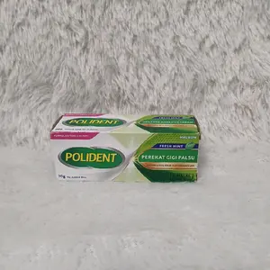Polident Fresh Mint Perekat Gigi Palsu 20gr Lem gigi palsu 20 gr