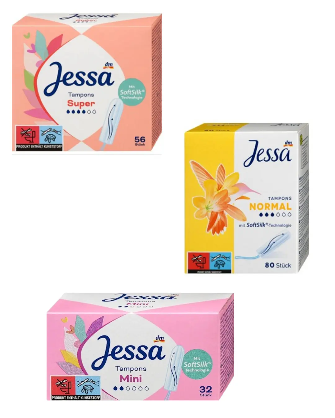 [READY STOCK] [ECER] Jessa Tampon Normal | Jessa Tampon Super | Jessa Tampon Mini | Jessa Tampon Original Jerman