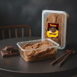 Keripik pisang coklat  lumer premium box 500ml berat 150g cemilan favorit Kripik